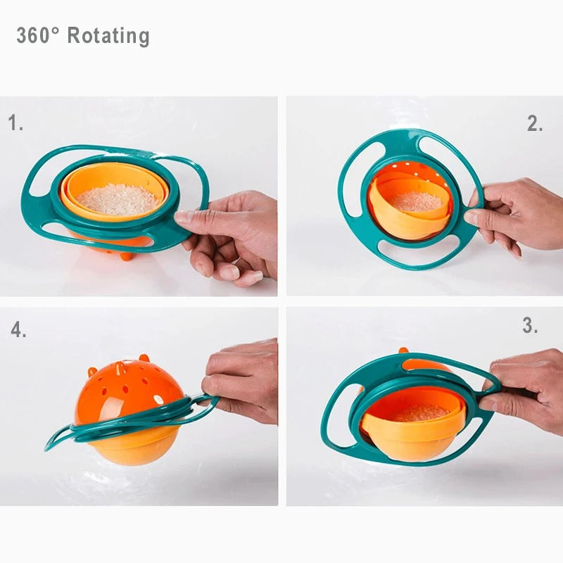 WobbleBowl™ Anti-Spill Snack Bowl